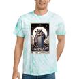 Raccoon Lovers Tarot Tie-Dye T-Shirts - Unisex Casual Magic Mint Tie-Dye
