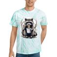 Raccoon Noodle Cup Tie-Dye Unisex T-Shirt | Fun Novelty Wear Mint Tie-Dye