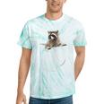 Raccoon Pocket Tie-Dye T-Shirt - Unisex Fun & Trendy Design Mint Tie-Dye