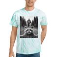 Raccoon & Sasquatch Selfie Tie-Dye T-Shirt - Fun Unisex Apparel Mint Tie-Dye