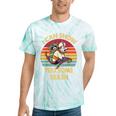 Raccoon Vintage Lovers Tie-Dye T-Shirt | Quirky Animal Charm Mint Tie-Dye