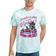 Strawberry Jam Raccoon Tie-Dye T-Shirt | Fun & Casual Mint Tie-Dye