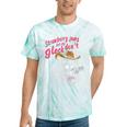 Strawberry Jams Tie-Dye T-Shirt - Fun Raccoon Theme Mint Tie-Dye