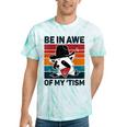 Vintage Tie-Dye Autism Awareness T-Shirt | Raccoon Design Mint Tie-Dye
