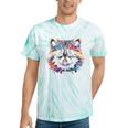 Watercolor Raccoon Unisex T-Shirt - Modern Tie-Dye Style | All-Season Wear Mint Tie-Dye