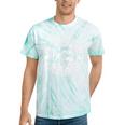 Workout Gym Raccoon Tie-Dye T-Shirt | Fun Fitness Motivation Mint Tie-Dye