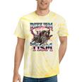 Autism Meme Tie-Dye T-Shirt | Unique Racoon Design Yellow Tie-Dye