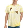 Cute Feral Girl Raccoon Tie-Dye T-Shirt - Funny Summer Style Yellow Tie-Dye