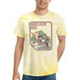 Dream Big Raccoon Tie-Dye T-Shirt - Fun & Whimsical Design Yellow Tie-Dye