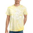Gothic Raccoon Tie-Dye T-Shirt - Quirky Trash Eater Theme Yellow Tie-Dye
