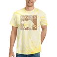 Raccoon Chemistry Tie-Dye T-Shirt - Fun Science Gift for Enthusiasts Yellow Tie-Dye