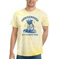 Raccoon Cowboy Meme Tie-Dye T-Shirt | Fun Unisex Tee Yellow Tie-Dye