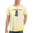 Raccoon Cowboy Tie-Dye Unisex T-Shirt | Fun Western Vibe Yellow Tie-Dye