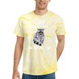 Raccoon Lover Tie-Dye T-Shirt - Fun Animal Design for Wildlife Fans Yellow Tie-Dye