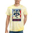 Raccoon Lover Tie-Dye T-Shirt - Fun Animal Print for Collections Yellow Tie-Dye