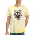 Raccoon Lover Tie-Dye T-Shirt | Gift for Raccoon Mom & Dad Yellow Tie-Dye