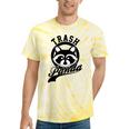 Raccoon Meme Tie-Dye T-Shirt - Cute Trash Panda Theme, Unisex Tee Yellow Tie-Dye