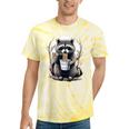 Raccoon Noodle Cup Tie-Dye Unisex T-Shirt | Fun Novelty Wear Yellow Tie-Dye