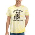 Raccoon Sarcastic Tie-Dye Unisex T-Shirt - Quirky Humor Gift Yellow Tie-Dye