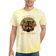 Raccoon Trash Panda Tie-Dye Kids T-Shirt | Fun Animal Design Yellow Tie-Dye