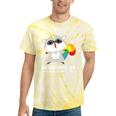 Raccoon With Unicorn Horn Tie-Dye T-Shirt | Whimsical Unisex Gift Yellow Tie-Dye