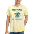 Sarcastic Raccoon Cowboy Tie-Dye T-Shirt - Fun Unisex Graphic Yellow Tie-Dye