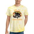 Save The Trash Pandas Raccoon Tee | Tie-Dye Unisex Shirt Yellow Tie-Dye