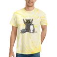 Team Trash Animals Tie-Dye Shirt | Fun Garbage Gang Tee Yellow Tie-Dye