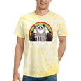 Trash Panda Tie-Dye T-Shirt | Raccoon Lover's Fun Statement Tee Yellow Tie-Dye