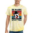 Vintage Tie-Dye Autism Awareness T-Shirt | Raccoon Design Yellow Tie-Dye