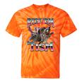 Autism Meme Tie-Dye T-Shirt | Unique Racoon Design Orange Tie-Dye