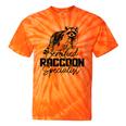 Certified Raccoon Specialist Tie-Dye T-Shirt | Vintage Style Fun Orange Tie-Dye