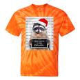 Dear Santa Raccoon Tie-Dye T-Shirt - Festive Christmas Fun Orange Tie-Dye