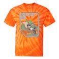 Dream Big Raccoon Tie-Dye T-Shirt - Fun & Whimsical Design Orange Tie-Dye