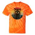 Ferret Moon Tie-Dye T-Shirt | Whimsical Animal Theme Orange Tie-Dye