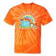 Groovy This Little Light-Of Mine Dumpster Fire Raccoon Tie-Dye T-Shirts Orange Tie-Dye