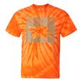 Raccoon Chemistry Tie-Dye T-Shirt - Fun Science Gift for Enthusiasts Orange Tie-Dye