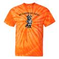 Raccoon Cowboy Tie-Dye Unisex T-Shirt | Fun Western Vibe Orange Tie-Dye