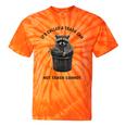 Raccoon Dad Tie-Dye T-Shirt | Fun Father's Day Gift Orange Tie-Dye