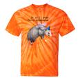 Raccoon Fairy Godpossum Tie-Dye T-Shirt - Quirky Charm Orange Tie-Dye
