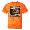 Raccoon Meme Tie-Dye T-Shirt - Oddly Specific Ironic Humor Orange Tie-Dye