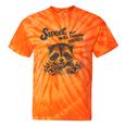 Raccoon Sarcastic Tie-Dye T-Shirt - Sweet Humor for Casual Days Orange Tie-Dye
