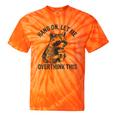 Raccoon Sarcastic Tie-Dye Unisex T-Shirt - Quirky Humor Gift Orange Tie-Dye
