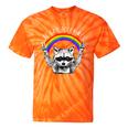 Raccoon Tie-Dye T-Shirt | LGBTQ Pride | Be Gay Do Crime Design Orange Tie-Dye
