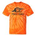 Raccoon & Trash Panda Gray Unisex T-Shirt | Modern Tie-Dye Design Orange Tie-Dye