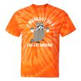 Raccoon Trash Panda | Tie-Dye Gym T-Shirt for Workout Enthusiasts Orange Tie-Dye