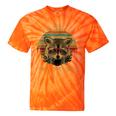 Raccoon Trash Panda Tie-Dye Kids T-Shirt | Fun Animal Design Orange Tie-Dye