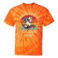 Raccoon Vintage Lovers Tie-Dye T-Shirt | Quirky Animal Charm Orange Tie-Dye