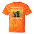 Retro Angry Raccoon Tie-Dye Unisex T-Shirt - Fun & Spirited Style Orange Tie-Dye