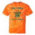 Sarcastic Raccoon Cowboy Tie-Dye T-Shirt - Fun Unisex Graphic Orange Tie-Dye